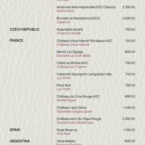 Red wine